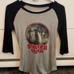 Long sleeve tee shirt stranger things.